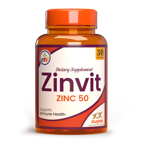 Zinvit Zinc Sulphate + Vitamin C